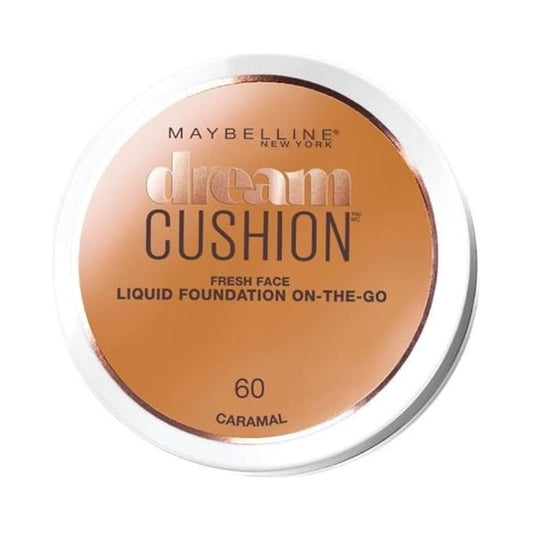 Maybelline Dream Cushion Liquid Foundation 60 Caramel 30ml-BrightBean Baby