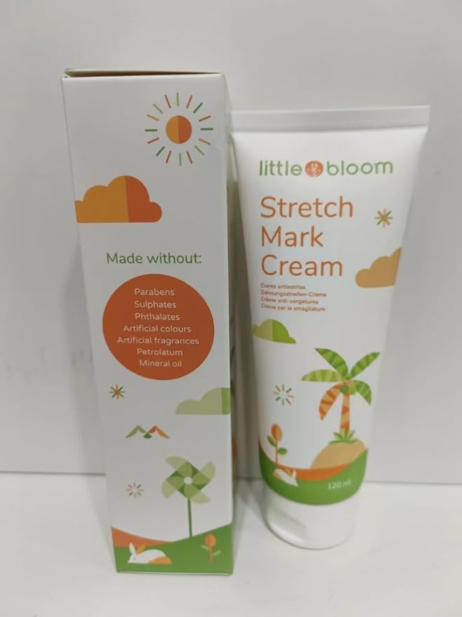 Stretch Mark Cream for Pregnancy w/ Shea Butter, Vitamin C & E - Stretch Mark Cream for Pregnancy, Belly Butter for Pregnancy, Stretch Mark Treatment, Pregnancy Lotion for Belly, Stretch Marks Removal-BrightBean Baby