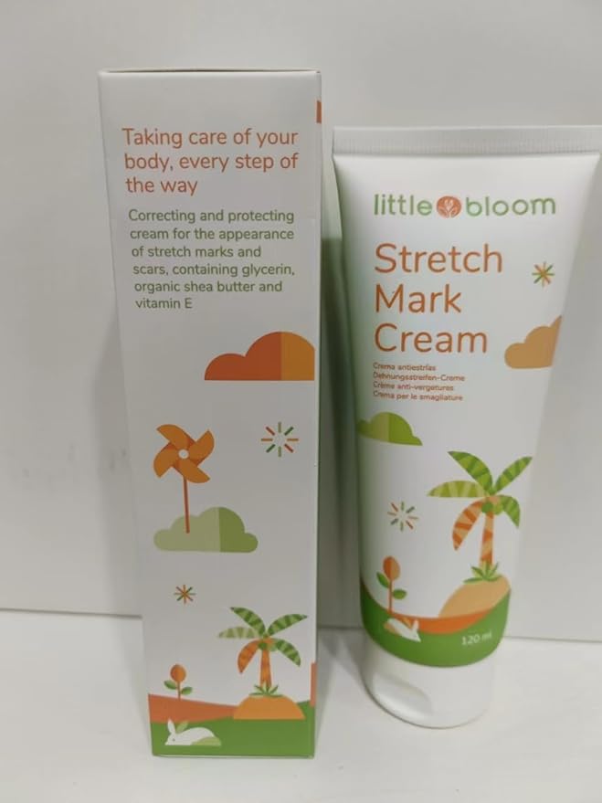 Stretch Mark Cream for Pregnancy w/ Shea Butter, Vitamin C & E - Stretch Mark Cream for Pregnancy, Belly Butter for Pregnancy, Stretch Mark Treatment, Pregnancy Lotion for Belly, Stretch Marks Removal-BrightBean Baby