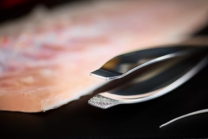 Rosle Stainless Steel Fishbone Tongs, 5.9-inch, Silver