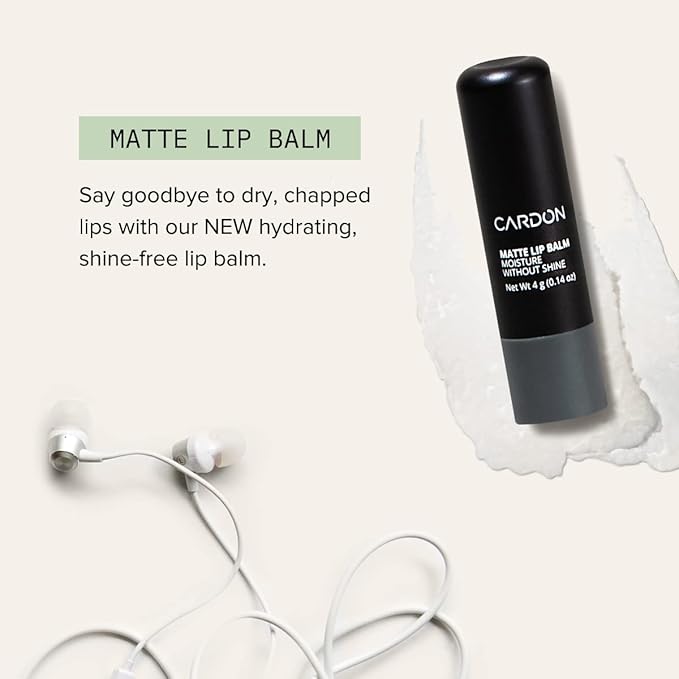 Cardon Jet Set Travel Sized Mens Skin Care Kit, Cactus Based Korean Skin Care Men, Includes SPF Sunscreen Moisturizer, Dark Circle Eye Rescue Cream, Clay Cleanser, 3-in-1 Hydro Gel, Lip Balm- Gift Set-BrightBean Baby