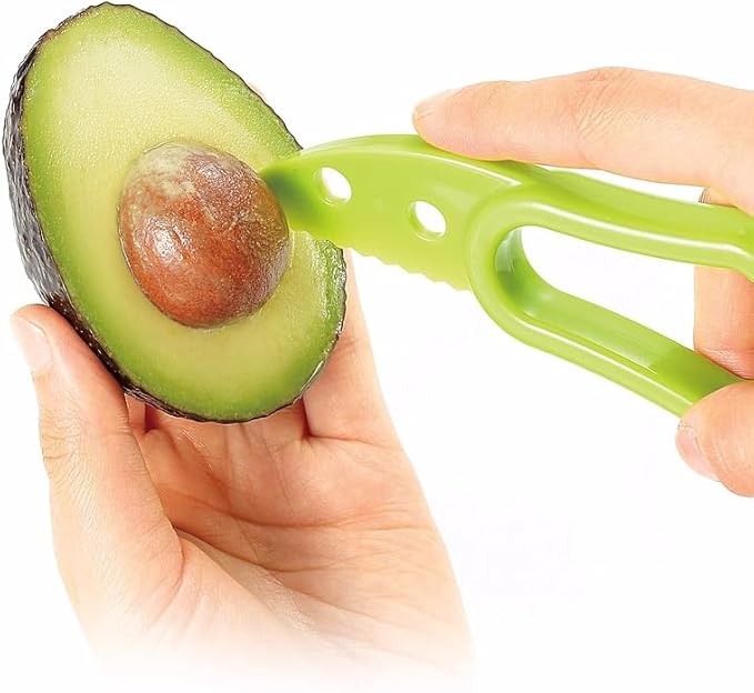 3 In 1 Avocado Slicer Tool: Avocado Peeler Slicer Tool, Avocado Knife, Avocado Cutter and Kitchen Gadgets for Pit Remover Fruit & Vegetable