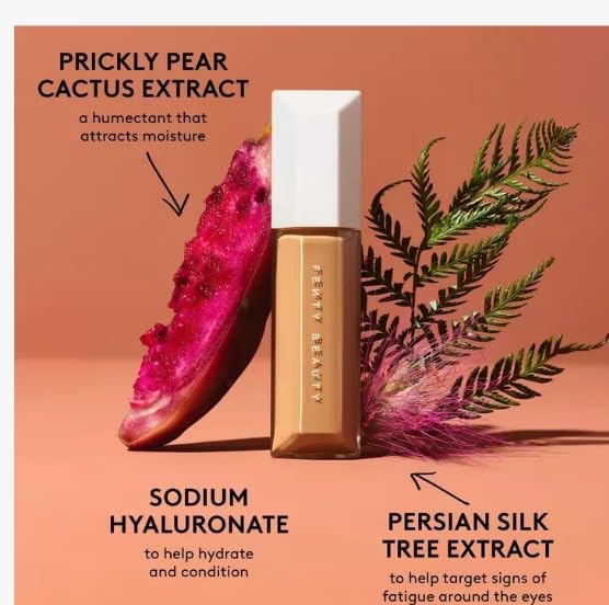 'Fenty Beauty by Rihanna We're Even Hydrating Longwear Waterproof Concealer - Your Skincare-Powered Solution to Dark Circles and Puffiness 0.30 oz / 9 ml (160W -light with warm peach undertones)-BrightBean Baby