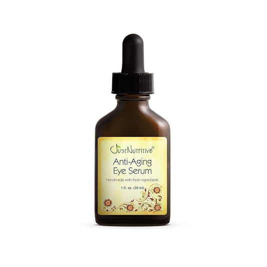 Anti Aging Eye Serum | Hydrating Eye Serum for Younger Complexion | Rapid Wrinkle Repair | Natural and Effective Eye Care | Just Nutritive | 1 Oz-BrightBean Baby