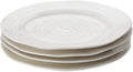 Portmeirion Sophie Conran Salad Plate Set of 4-8 Inch Fine Porcelain Round Dinnerware, White Dish for Casual Dining, Serving & Entertaining - Dishwasher, Microwave, Freezer & Oven Safe