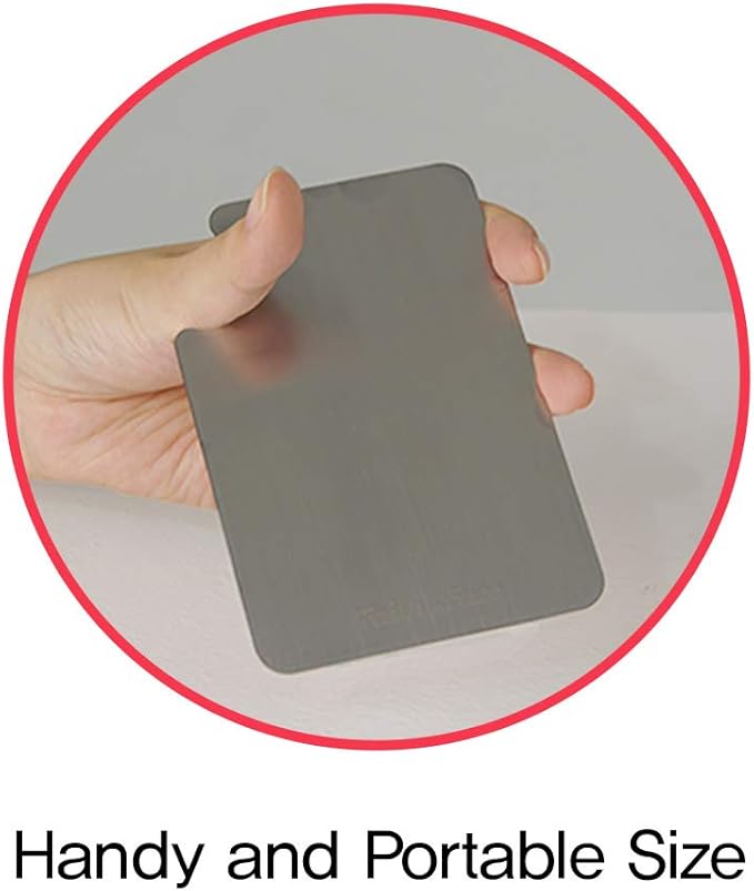 Makeup Metal Palette 3pcs - Stainless Steel Mixing Tray for Nail and Cosmetic Artist, Small Size 3.3 x 5.1 inch-BrightBean Baby