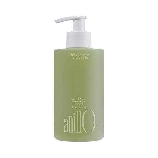 Patchouli Garden Damage Repair Shampoo - Korean Hair Care Nourishing Shampoo for Men & Women w/Patchouli Leaf Water, Protein Complex & Green Herb Complex - Vegan Scalp Cleanser (15.22 fl.oz)-BrightBean Baby