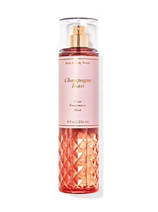 Bath and Body Works CHAMPAGNE TOAST Fine Fragrance Mist - PACK OF 2 ( FULL SIZE MIST 8FL OZ / 236 ML )-BrightBean Baby