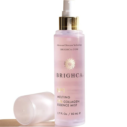 Melting 90% Collagen Essence Mist (2.7 Fl Oz) | Anti Aging, Renew Skin Cells and Protect Skin Barrier with 90% Marine Collagen and TriAqua Mender™-BrightBean Baby