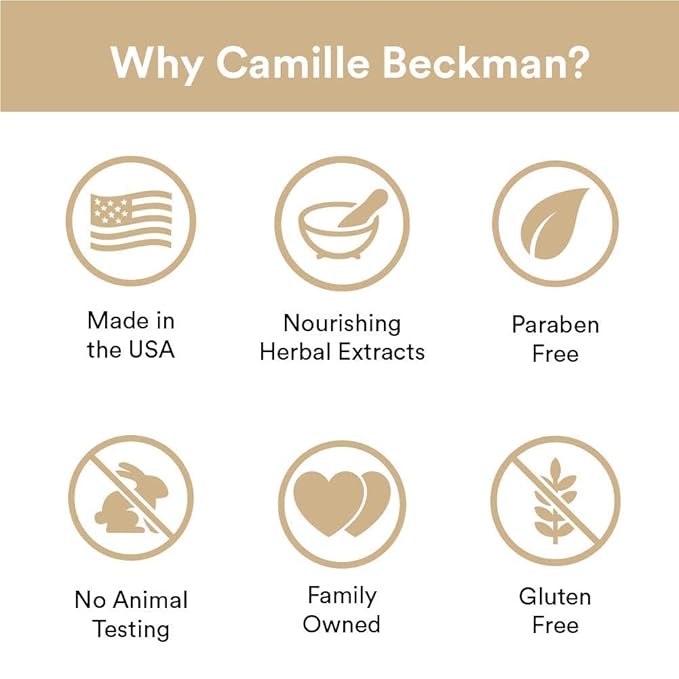 Camille Beckman Hand and Body Duet Set, Silky Body and Glycerine Hand Cream, Tuscan Honey-BrightBean Baby