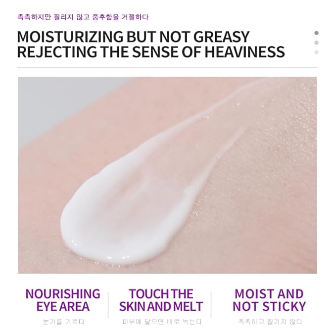 Korea Active Anti-Wrinkle Eye Cream 20g / Anti-Aging, Fade Fine Lines, Remove Dark Circles, Moisturizing and Repair Eye Skin, Prevent New Wrinkles, Rejuvenate and Tighten Delicate Eye Area-BrightBean Baby