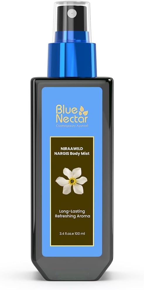 Blue Nectar Chamba Wild Nargis Body Mist for long lasting freshness and aromatic body odor (3.4 Fl oz)-BrightBean Baby