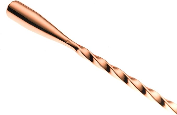 Barfly Teardrop Bar Spoon, End 19 5/8" (50 cm), Copper