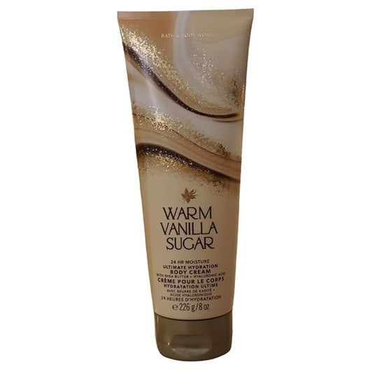 Bath & Body Works Warm Vanilla Sugar Ultra Shea Body Cream 8 Oz (I0095235)-BrightBean Baby
