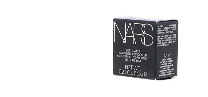 NARS Soft Matte Complete Concealer Chantilly - for fair skin with neutral undertones, Natural, 0.21 Ounce (Pack of 1), C-NA-062-03-BrightBean Baby