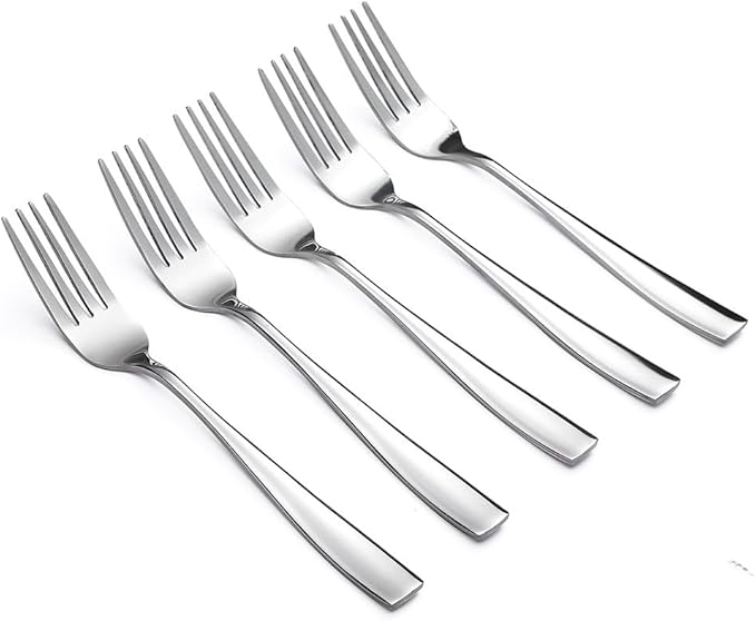 Stainless Steel Dinner/Salad Forks Set,24-Piece,8 Inches