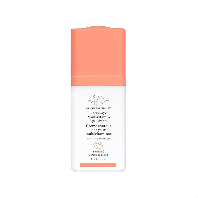 Drunk Elephant C-Tango Eye Cream with Vitamin C, Brightening & Restorative Under Eye Moisturizer (15mL/0.5 Fl Oz)-BrightBean Baby