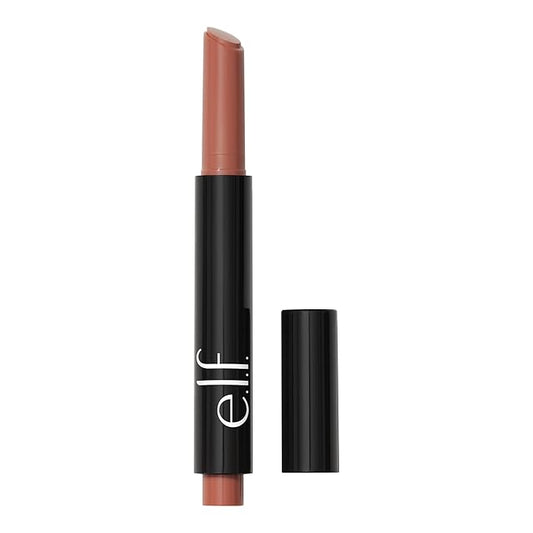 e.l.f. Pout Clout Lip Plumping Pen, Nourishing Lip Balm For Sheer Color & Shine, Plumps & Moisturizes, Vegan & Cruelty-Free, Toasted-BrightBean Baby