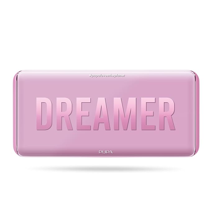 Pupa Milano Make-Up Palette L, 004 Pink, 0.71 oz - 18 Pan Eyeshadow and Blush Palette, Matte, Shimmer, Metallic Finishes - Blendable Velvety Texture Blush Powder - Talc-Free - Eco-Friendly Packaging-BrightBean Baby