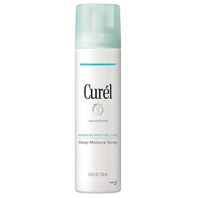 Curel Japanese Skin Care Deep Moisture Spray, Spray on Moisturizer for Dry Skin, Face Hydrating spray with Ceramides, 5 Oz-BrightBean Baby
