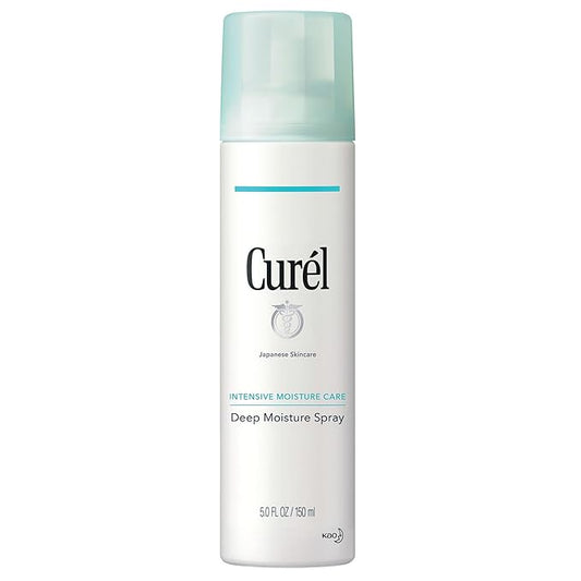 Curel Japanese Skin Care Deep Moisture Spray, Spray on Moisturizer for Dry Skin, Face Hydrating spray with Ceramides, 5 Oz-BrightBean Baby