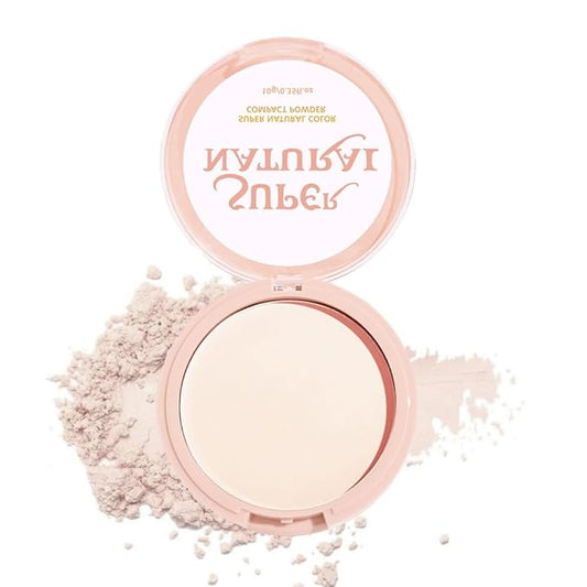 Oil Control Face Pressed Powder, Matte powder setting powder, long-lasting and waterproof loose powder, Flawless Lightweight Face Cosmetics, Cruelty-free, (01, 1 Pcs)-BrightBean Baby