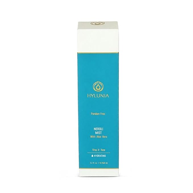 Hylunia Neroli Mist - instant moisturizing spray - Colloidal Silver and Aloe Vera - for younger fresher looking skin - all natural toner-BrightBean Baby