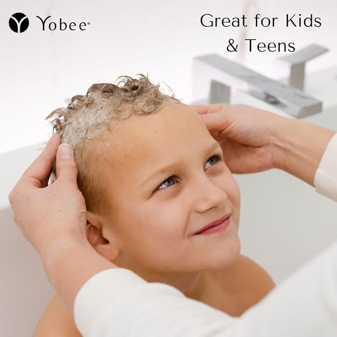 Yobee Naturally Rebalancing Shampoo | Dry, Flaky & Itchy Scalp Care with Para Probiotics, Organic Honey & Turmeric, Vitamin B12 & Oat Extracts | Dandruff & Psoriasis Relief (2 Bottles)-BrightBean Baby