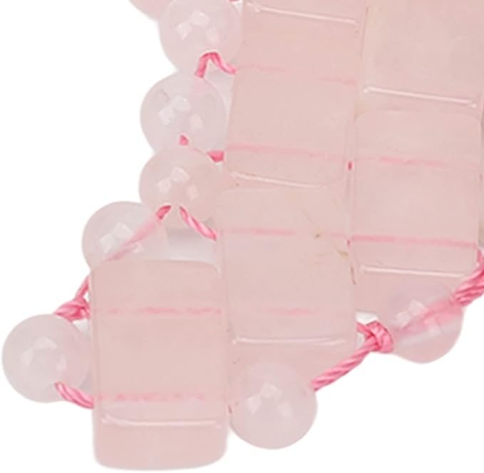 2Pcs Jade Eye Mask, Jadestone Eye Patch, Rose Quartz Anti Aging Eye Pad Sleep Eye Pad to Eliminate Wrinkles, Puffiness & Irritation (Reusable)-BrightBean Baby