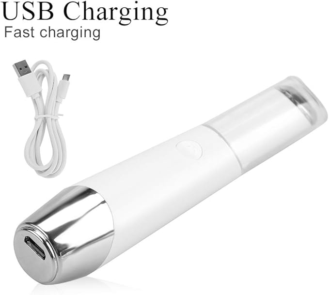 Eye Face Massage Tool Wand Pen, Portable Electric Eye Lift Wand Heated Warm Eye Lip Massager Vibration Skin Care Tool for Eyes-BrightBean Baby