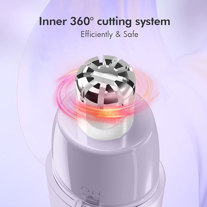 TOUCHBeauty Battery Powered Ear and Nose Hair Trimmer for Women, Portable Battery Powered Trimmer, Mini Painless Design for Sensitive Skin, Easy Clean & Travel Friendly-BrightBean Baby