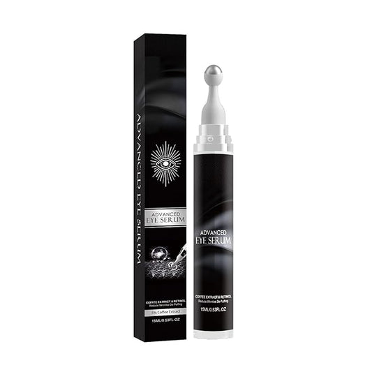 Eye Cream for Puffiness and Bags Under Eyes, Under Eye Cream for Dark Circles, Eye Roller for Puffy Eyes, Caffeine Eye Serum with 360°Massage Ball Reduce Wrinkles and Fine Lines-BrightBean Baby