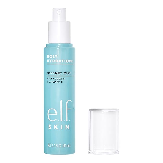 e.l.f. SKIN Holy Hydration! Hydrating Coconut Mist, Refreshes, Soothes & Invigorates Skin, Tropical Scent, 2.7 Fl Oz (Pack of 1)-BrightBean Baby