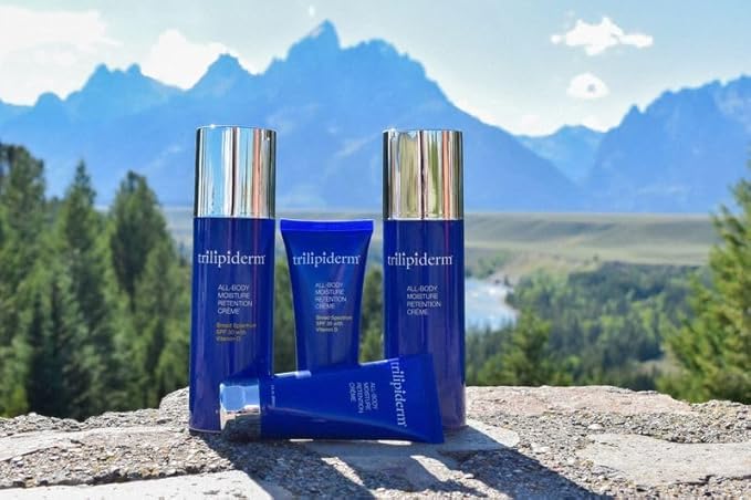 Trilipiderm All-Body Moisture Retention Crème with SPF 30, Vitamin D - 8oz Airless Pump Sunscreen-BrightBean Baby
