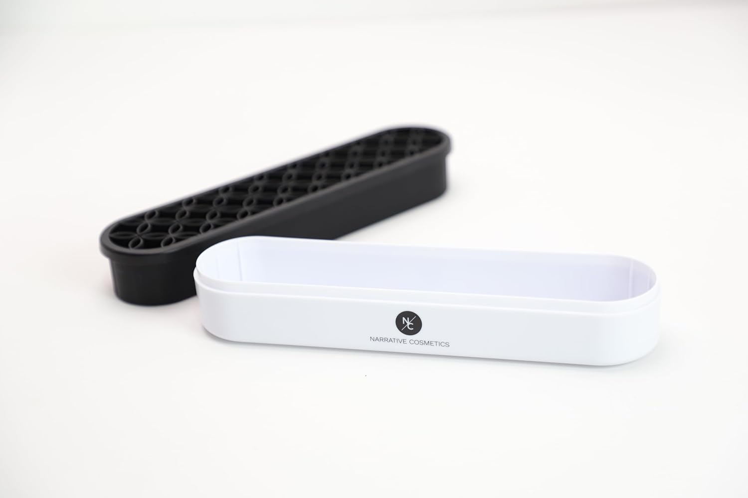 Upright Silicone Brush Holder with Round Corners - Black-BrightBean Baby