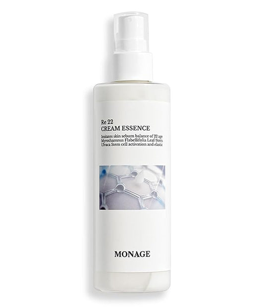 Re 22 Cream Essence – Korean Skin Care All-in-One Hydrating Spray with Resurrection Plant & Sea Lettuce Stem Cells for Youthful, Balanced Skin – Relaxing Gifts, 150ml / 5.07 fl. oz-BrightBean Baby