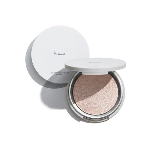 heme Glowy Highlighter Compact 5.5g (01 Rosy Dew)-BrightBean Baby
