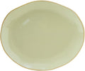 Tuxton China GAS-023 Platter, 13-1/4" x 11", oval, microwave & dishwasher safe, oven proof, fully vitrified, lead-free, ceramic, TuxTrendz, Artisan, Sagebrush, Pack of 12