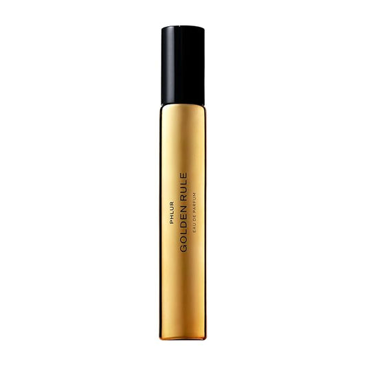 PHLUR Golden Rule Eau de Parfum - Travel Size Perfume Fragrance - Fruity Floral Perfume with Mandarin, Pink Pepper, Pear, Jasmine, Coconut Milk, Sandalwood & Vanilla Cream (9.5mL)-BrightBean Baby