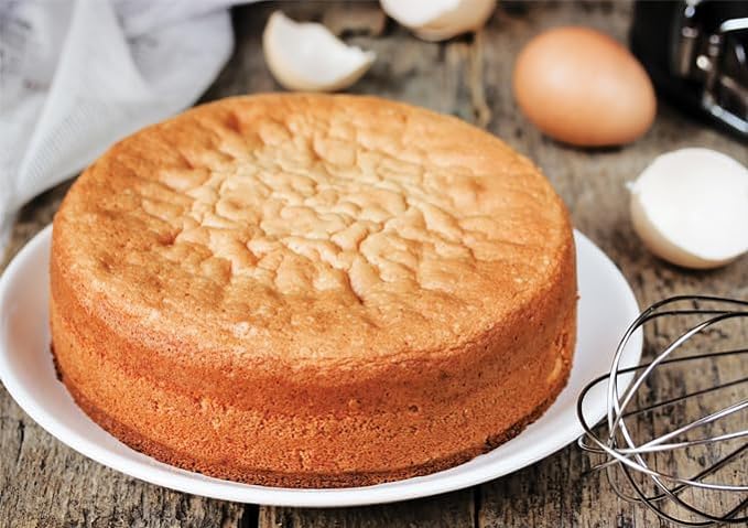 Winco Heavy-Duty Round Aluminum Layer Cake Pan, 6" x 3"