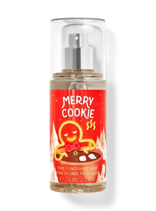 Bath & Body Works Fine Fragrance Mist Travel Size Mini Purse Spray 2.5 Ounce (Merry Cookie)-BrightBean Baby