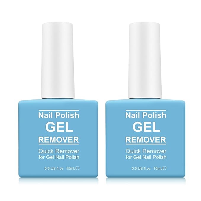 Gel Nail Polish Remover, 2Pack Nail Polish Remover Tool, Professional Remover Gels at Home, No Need Soaking or Wrapping-BrightBean Baby