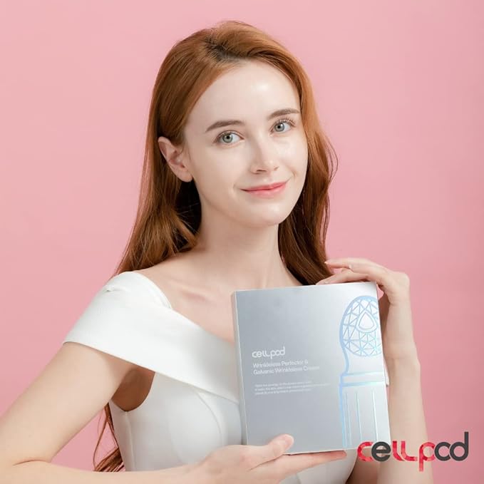 Wrinkleless Perfector & Galvanic Wrinkleless Cream - Galvanic Facial Vibration device with Eye Cream Cream 2 ea. (0.68 fl. oz. for each) - for Anti-Aging, Anti-Wrinkle, and Eye Brightening-BrightBean Baby