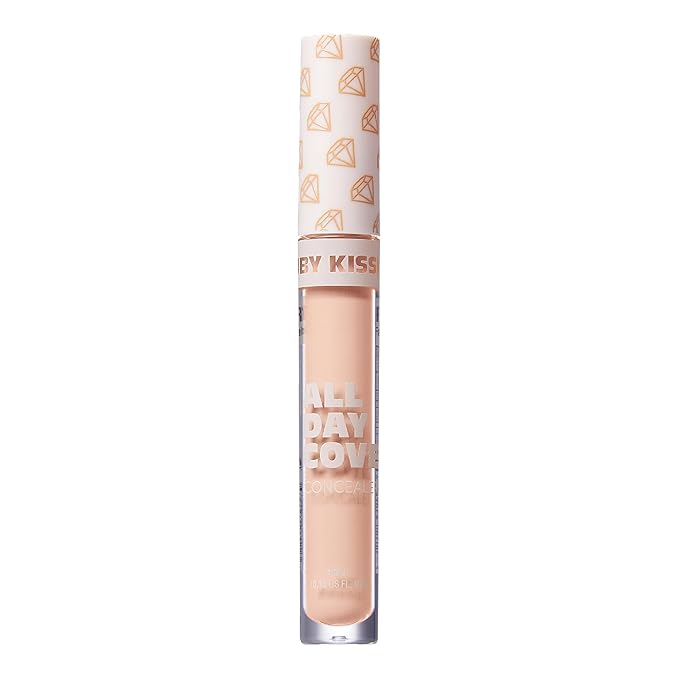 Ruby Kisses All Day Concealer Lightweight Full Coverage Multi-Use Concealer 0.13 Fl Oz (Natural Ivory)-BrightBean Baby