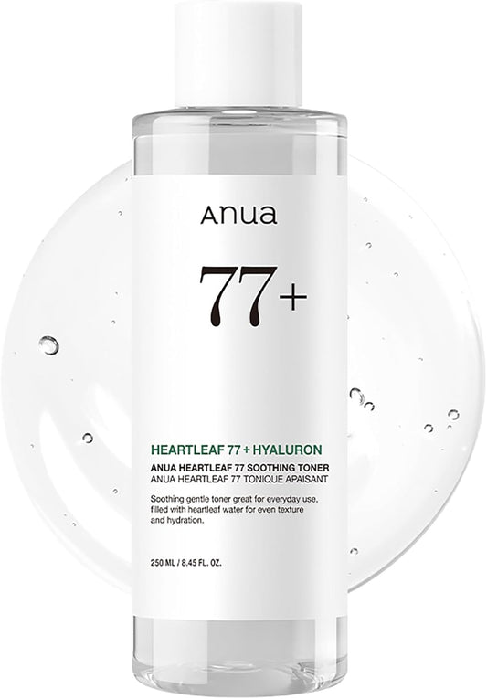 Anua Heartleaf 77 Soothing Toner I pH 5.5 Trouble Care, Calming Skin, Refreshing, Hydrating, Purifying, Cruelty Free, Vegan,(250ml / 8.45 fl.oz.)-BrightBean Baby
