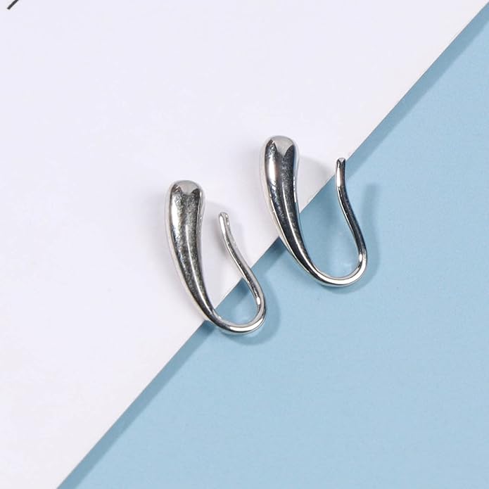 Vintage Water Drop Earrings Gold Teardrop Earrings Tiny Droplet Earrings Minimalist Everyday Earrings Jewelry for Women and Girls-BrightBean Baby