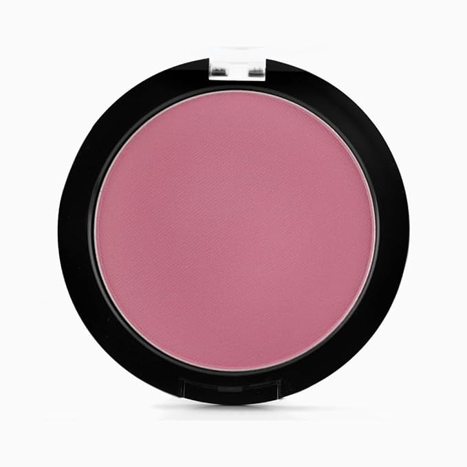 Palladio Matte Blush, Brushes onto Cheeks Smoothly, Soft Matte Look and Even Finish, Flawless Velvety Coverage, Effortless Blending Makeup, Flatters the Face, Convenient Compact, Bayberry-BrightBean Baby