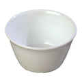 Carlisle FoodService Products Dallas Ware Reusable Plastic Bowl Bouillon Cup Bowl for Home and Restaurant, Melamine, 8 Ounces, White, (Pack of 24)