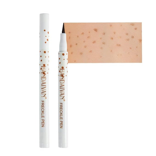 Freckle Pen 4 Colors Natural Freckle Pen Fake Freckle Pen Waterproof Long Lasting Soft Spots Natural Relaxing Sun Makeup (Light Brown)-BrightBean Baby