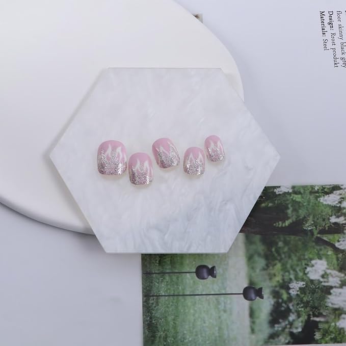 3 Pieces Resin Nail Art Palette, Nail Art Painting Gel Palette Makeup Display Board Nail Art Display Board-BrightBean Baby